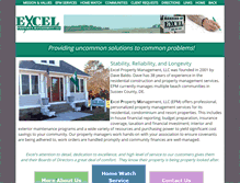 Tablet Screenshot of excelpmllc.com